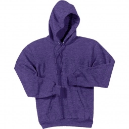 Heather Purple Port & Company Custom Hooded Sweatshirt - Colors
