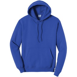True Royal Port & Company Custom Hooded Sweatshirt - Colors