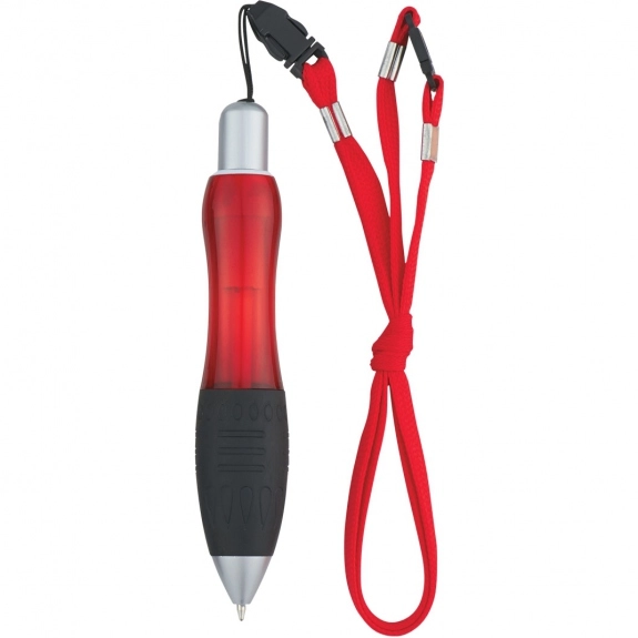 Red Lido Custom Pen w/ Neck Cord