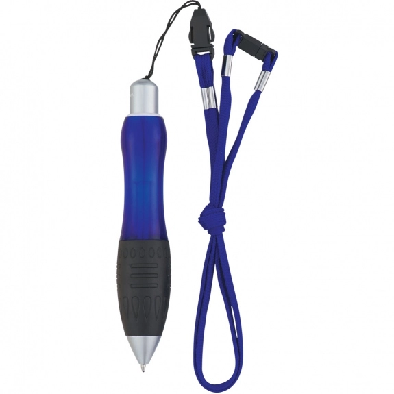 Blue Lido Custom Pen w/ Neck Cord