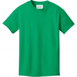 Kelly Green Port & Company Budget Custom T-Shirt - Youth - Colors