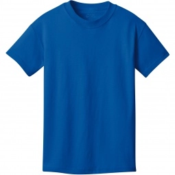 Royal Blue Port & Company Budget Custom T-Shirt - Youth - Colors