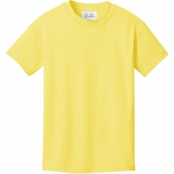 Yellow Port & Company Budget Custom T-Shirt - Youth - Colors