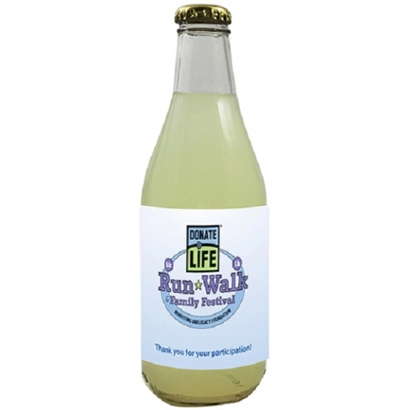 Clear Full Color Custom Bottled Beverage - Lemonade - 12 oz.