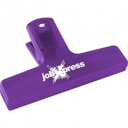Translucent Purple Budget Value 4" Personalized Clips Keep-It Clip
