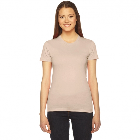 Creme Fine Jersey Customized T-Shirts by American Apparel - Women's - Color
