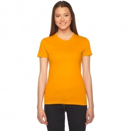 Gold Fine Jersey Customized T-Shirts by American Apparel - Women's - Colors