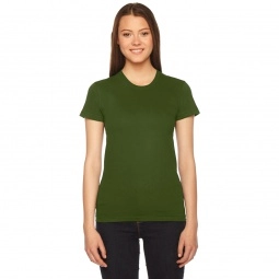 Olive Fine Jersey Customized T-Shirts by American Apparel - Women's - Color