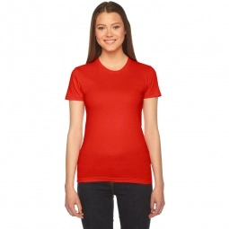 Orange Fine Jersey Customized T-Shirts by American Apparel - Women's