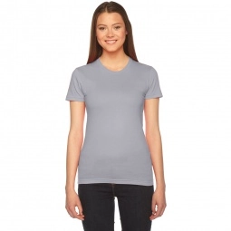 Slate Fine Jersey Customized T-Shirts by American Apparel - Women's - Color