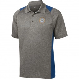 Sport-Tek® Heather Colorblock Contender Custom Polo Shirts - Men's
