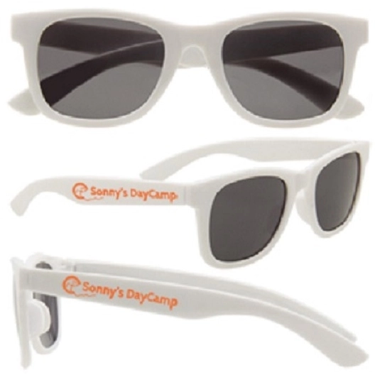 White - Colorful Custom Sunglasses - Kids