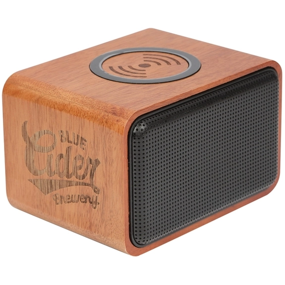 Wooden Wireless Charging Custom Bluetooth Speaker
