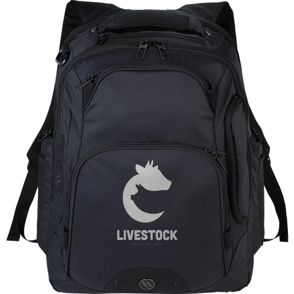 Black elleven Executive Promotional Computer Backpack - 17"
