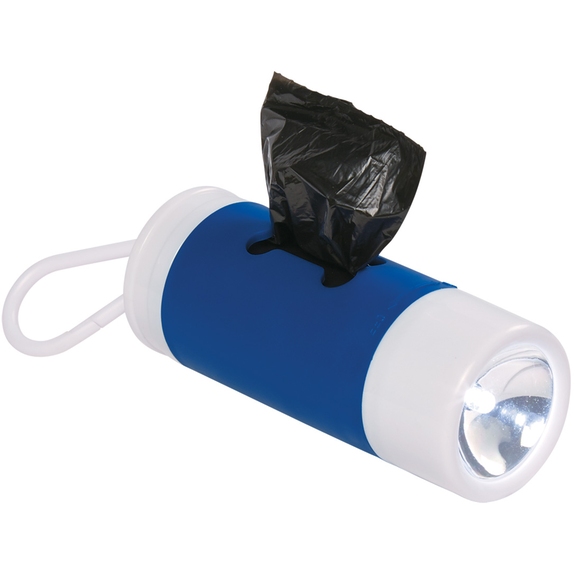 Use - Custom Logo Dog Waste Bag Dispenser w/ Flashlight