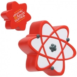 Red/White Atomic Symbol Custom Stress Balls