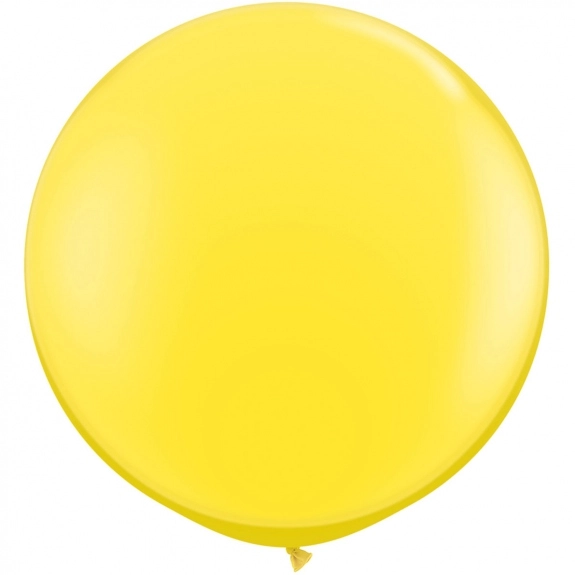 Yellow Qualatex Biodegradable Promo Latex Balloons - 36"
