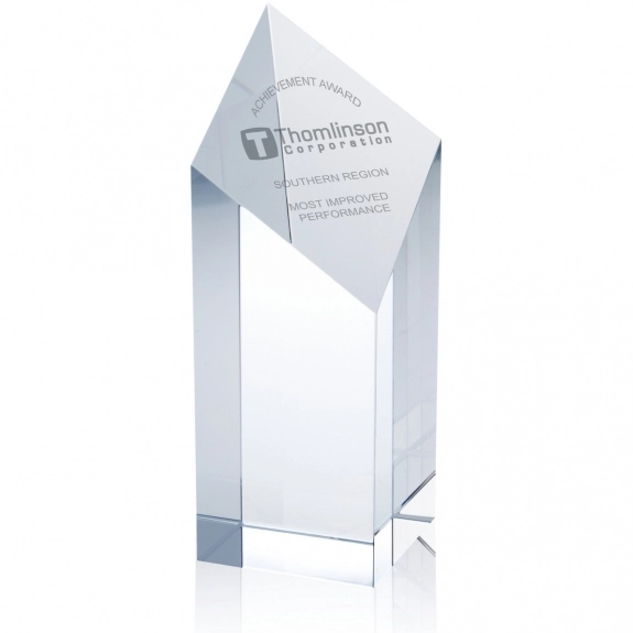 Clear Jaffa Spectra Pillar Promotional Award