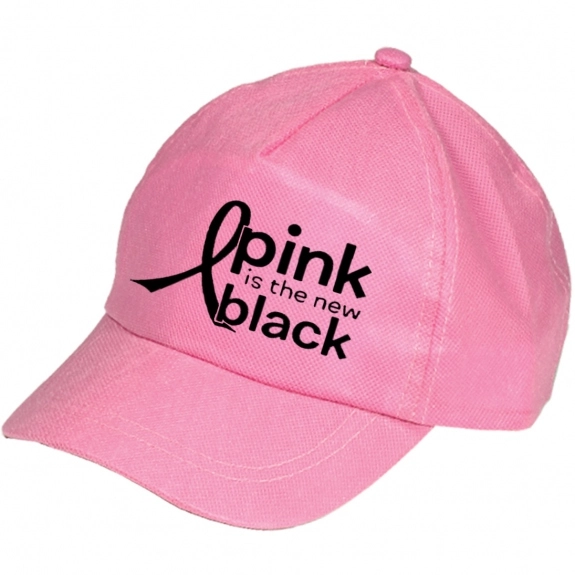 Pink Econo Non-Woven Promotional Cap