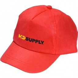 Red Econo Non-Woven Promotional Cap