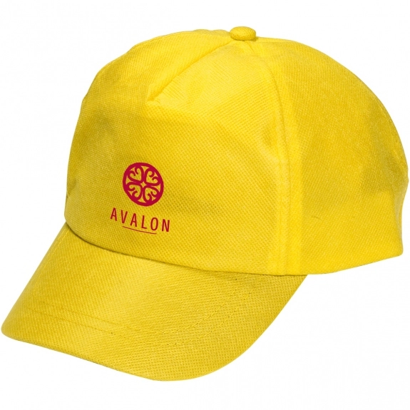 Yellow Econo Non-Woven Promotional Cap