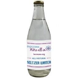 Full Color Custom Bottled Beverage - Seltzer Water - 12 oz.