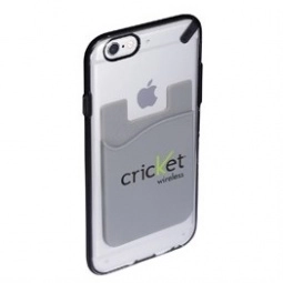 Gray Adhesive Silicone Custom Cell Phone Wallet