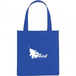 Royal Non-Woven Grocery Custom Tote Bags - 12"w x 13"h x 8"d