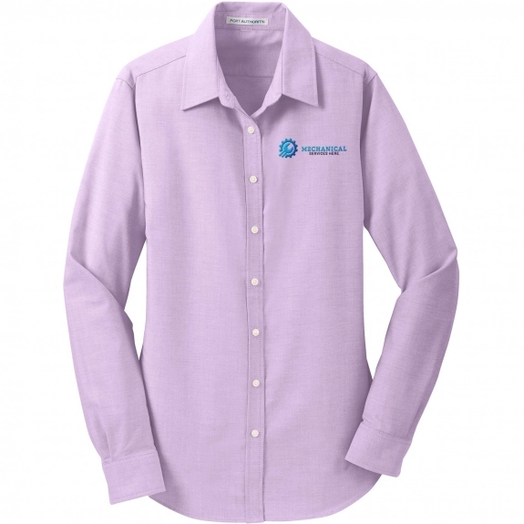 Soft Purple Port Authority Button Down Custom Dress Shirts - Women's