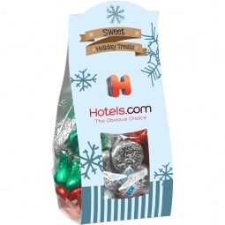 Full Color Hershey's Holiday Kisses Custom Candy Pouch