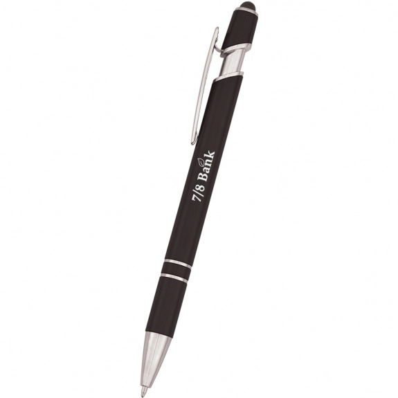 Black Aluminum Promotional Stylus Pen