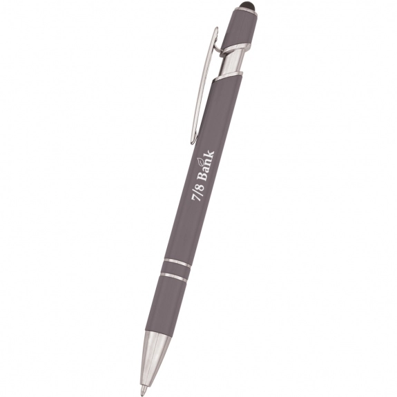 Gray Aluminum Promotional Stylus Pen