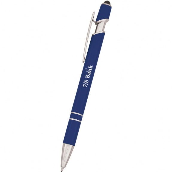 Navy Aluminum Promotional Stylus Pen