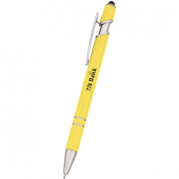 Neon Yellow Aluminum Promotional Stylus Pen