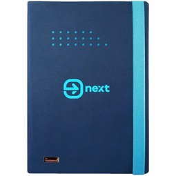 Blue/Blue - The SmartNotebook&#174; Smart Flex Custom Notebook