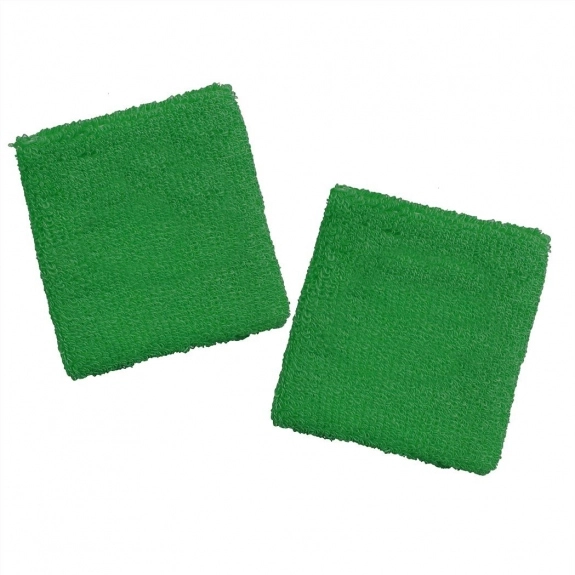 Green Woven Custom Wristbands - 2 Pcs.