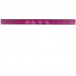 Violet to Pink Color Changing Wooden Promotional Rulers - 12"
