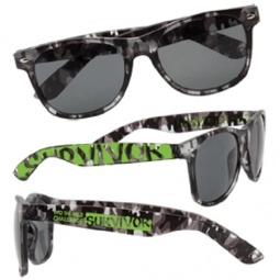 Grey Camo - Camouflage Custom Sunglasses