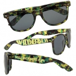 Green - Camouflage Custom Sunglasses