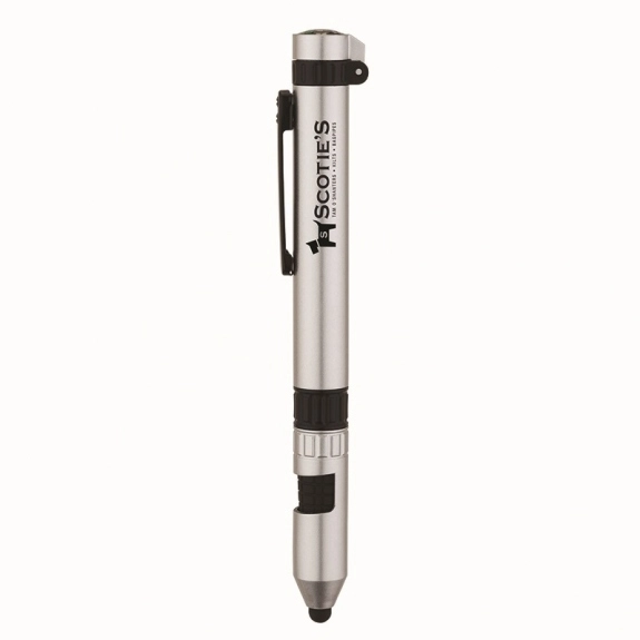 Silver - 7-in-1 Promotional Utility Pen