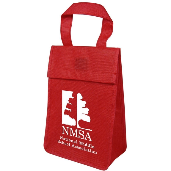 Red - Mini Non-Woven Custom Snack Bag