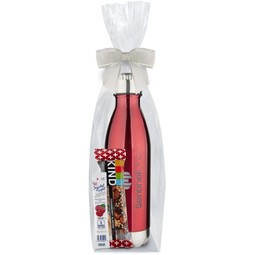 Red Insulated Custom Water Bottle w/ Crystal Light&#174; Drink Mix & Kind&#