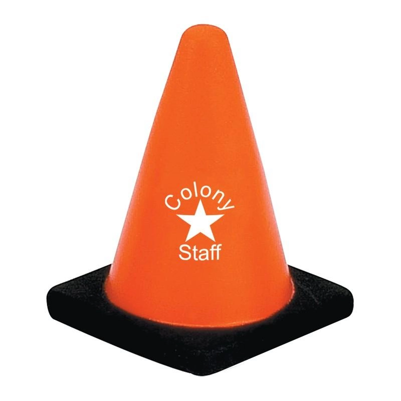 Traffic Cone Promotional Stress Ball Customized Stress Balls eProm