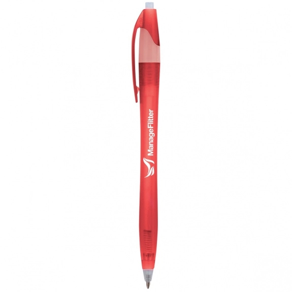 Red Translucent Colored Javelin Custom Pen