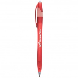 Red Translucent Colored Javelin Custom Pen