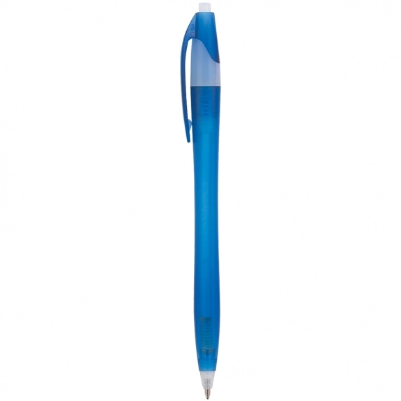 Blue Translucent Colored Javelin Custom Pen