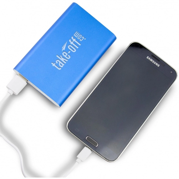 Compact Power Bank Custom Charger - In Use