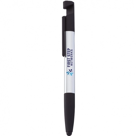 Silver - 8-in-1 Promotional Utility Pen