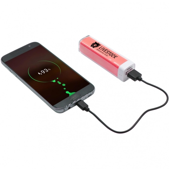 In Use UL Listed Promotional Power Bank - 2200 mAh
