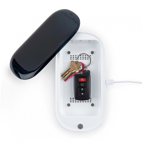 Keys - UV Germ Free Custom Phone Sterilizer Box w/ Wireless Charger